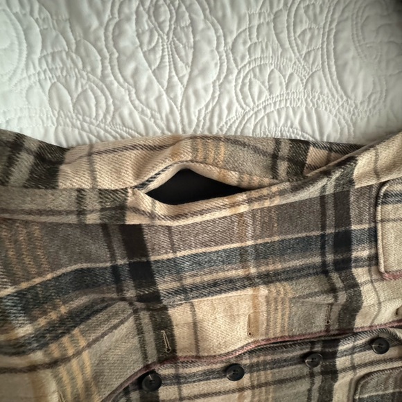 Soft Flannel Plaid Coat - Never worn, excellent condition - Picture 2 of 10